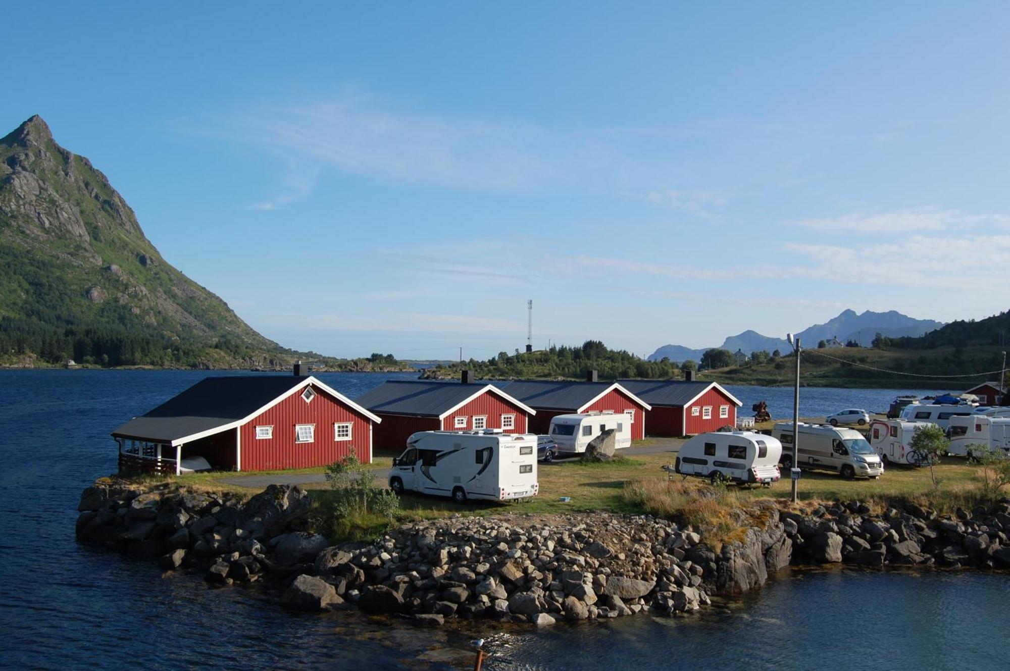 Brustranda Fjordcamping Valberg المظهر الخارجي الصورة