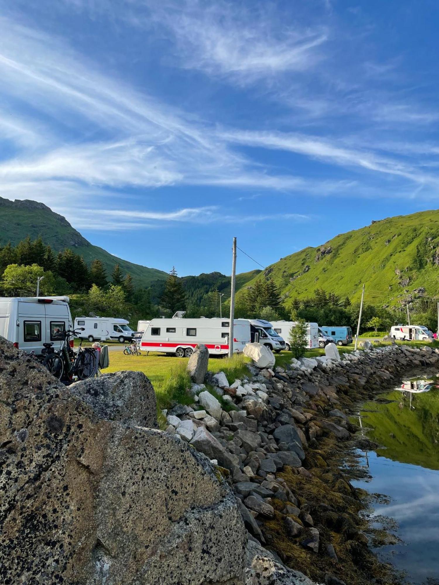 Brustranda Fjordcamping Valberg المظهر الخارجي الصورة
